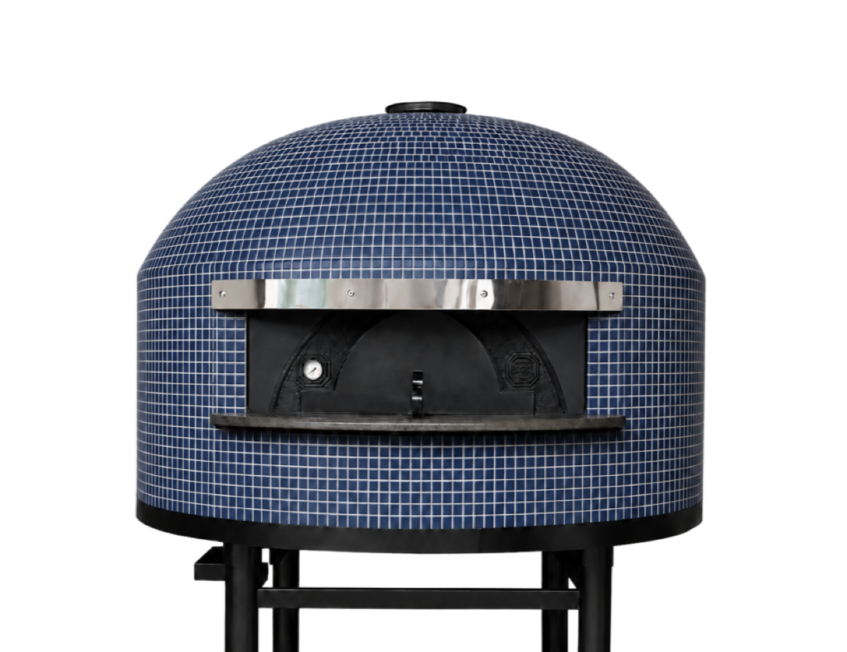 ALFA Napoli Pro wood-fired oven — Blue Mosaic