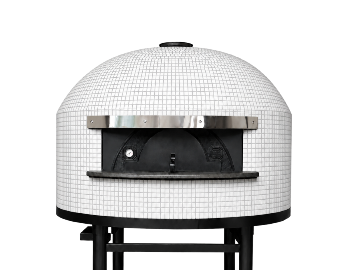 ALFA Napoli Pro wood-fired oven — White Mosaic