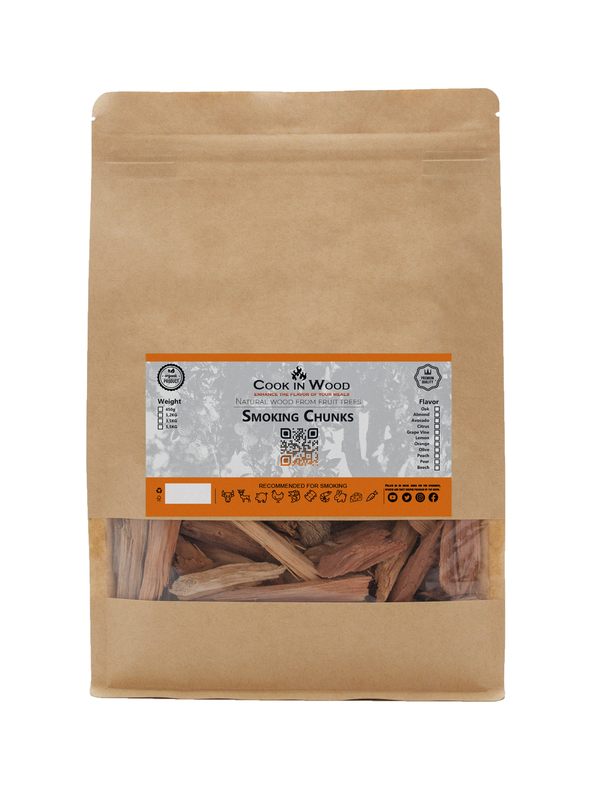 BBQ Smoking Wood Chunks (Citrus)