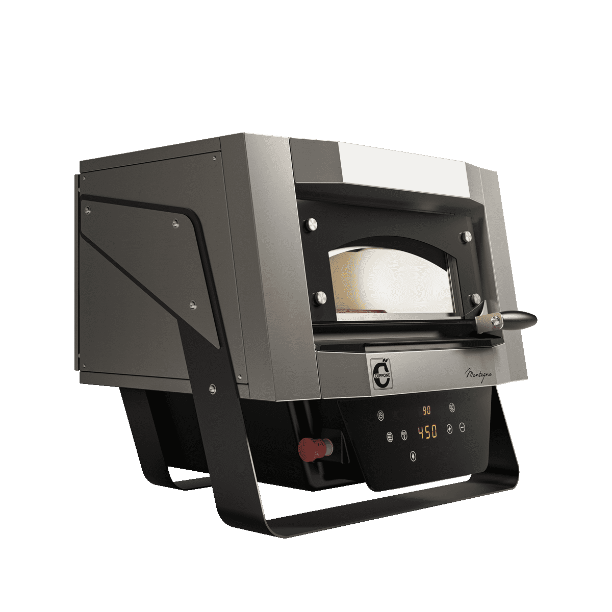 Cuppone Mantegna compact rotating pizza oven