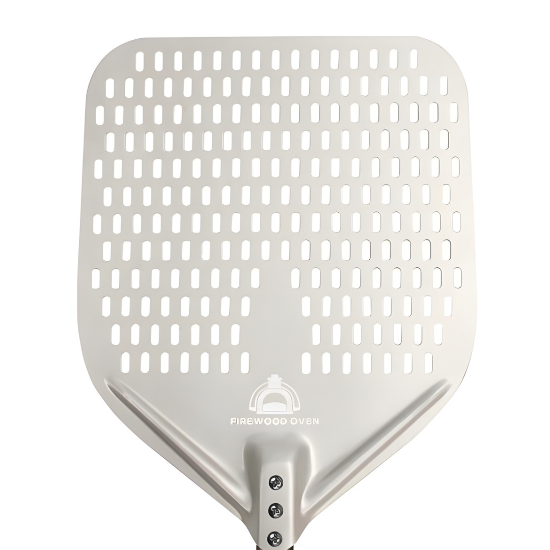 Perforated Rectangular Pizza Peel, S.H.A Aluminum