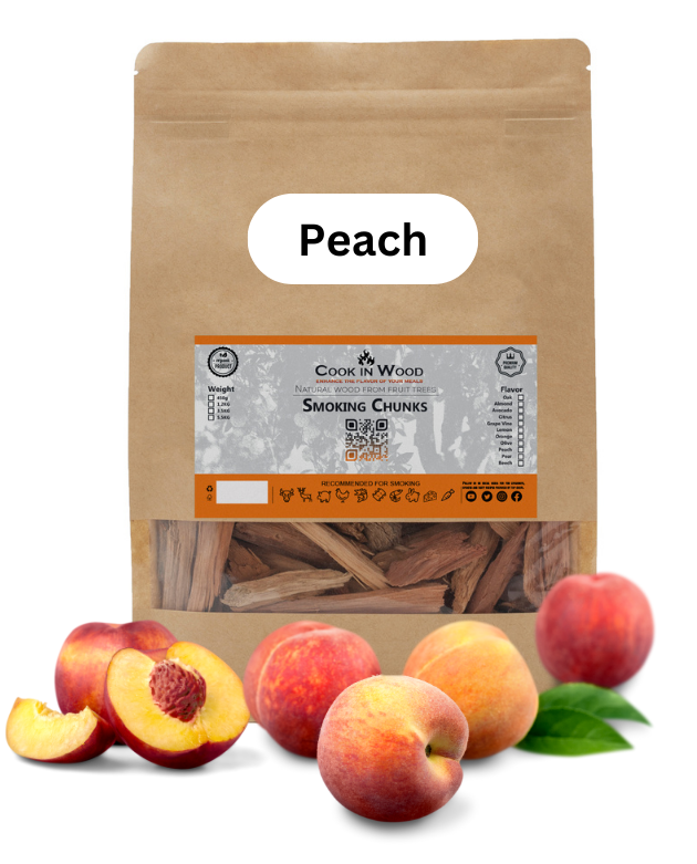 BBQ Smoking Wood Chunks (Peach)