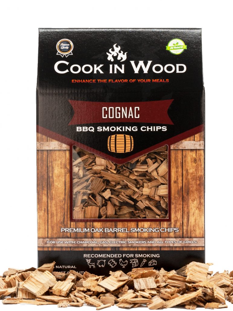 Chips de Madera para Ahumar BBQ (Coñac)