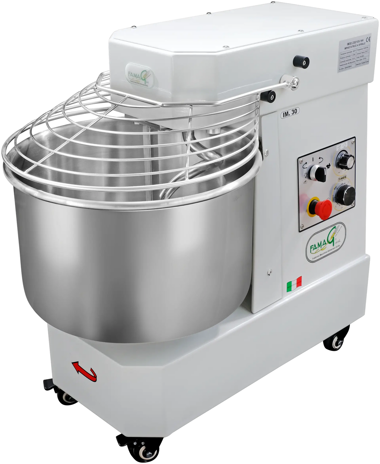 Famag IM-30 HH Spiral Dough Mixer