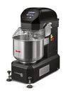 Sunmix Smart 50 spiral mixer in Nero Profondo (black) finish — 50 kg dough capacity, touch-screen control, retractable wheels