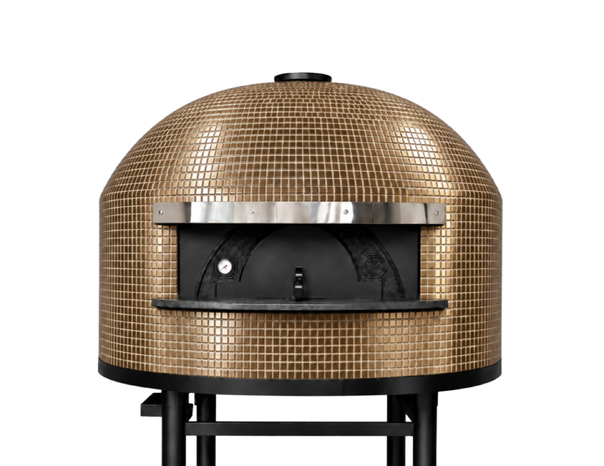 ALFA Napoli Pro wood-fired oven — Gold Mosaic