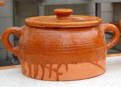 Ollas de barro para horno de leña