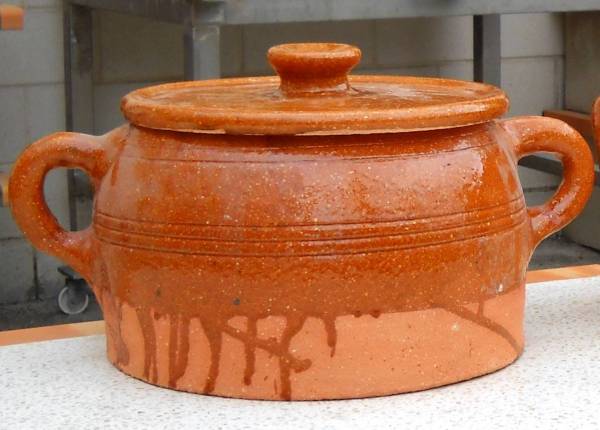 Ollas de barro para horno de leña