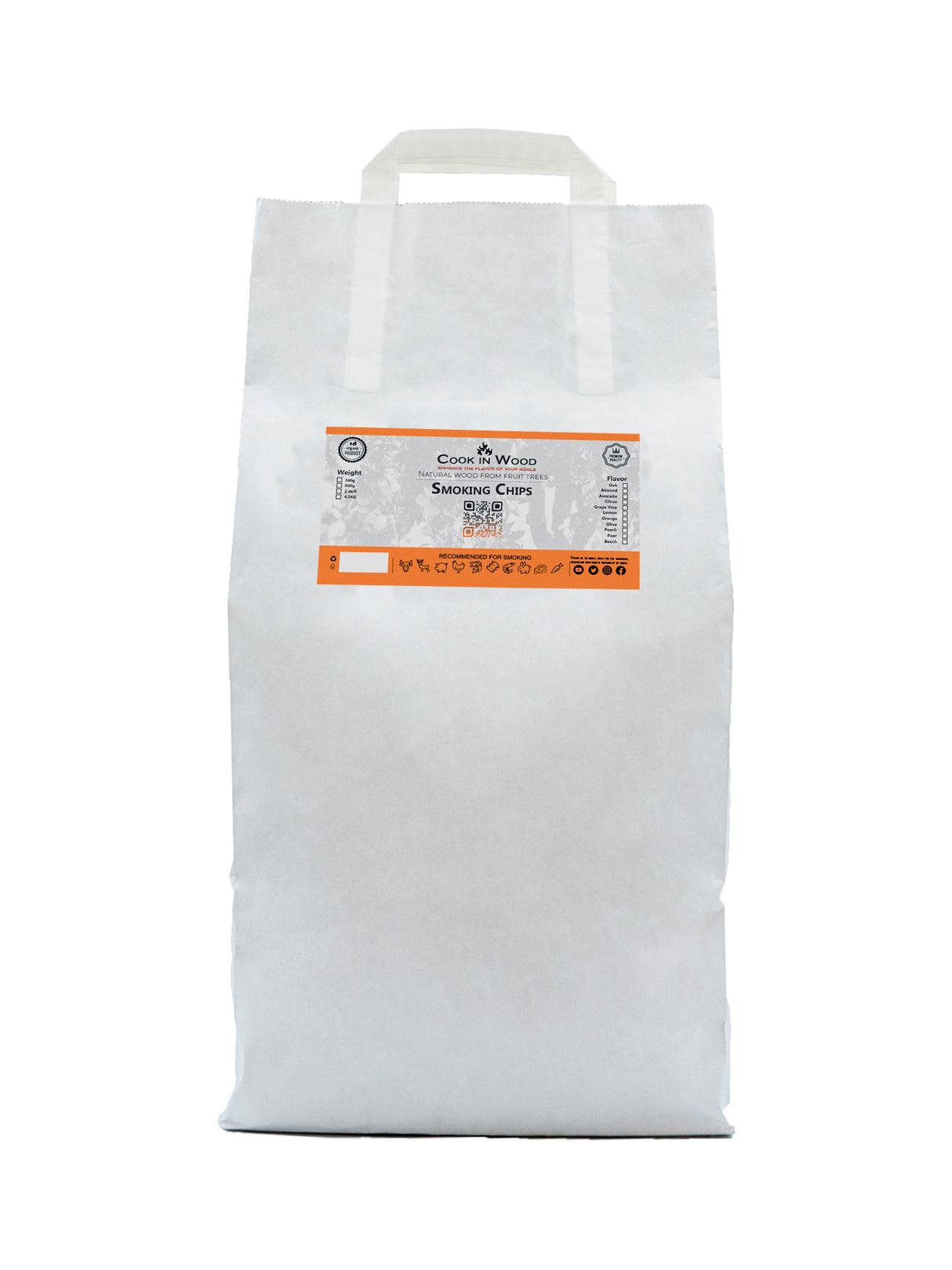 BBQ Smoking Wood Chips (Peach)