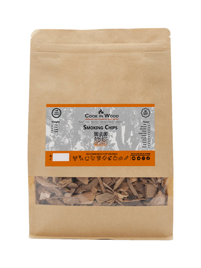 Chips de madera para ahumar BBQ (melocotón)