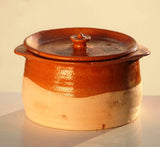 Straight Clay Pot With Lid