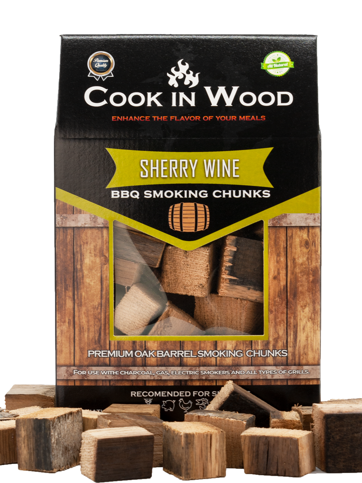 BBQ Smoking Wood Chunks (Sherry Wine)