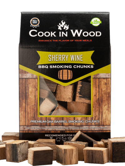Chunks de Madera para Ahumar BBQ (vino de Jerez)