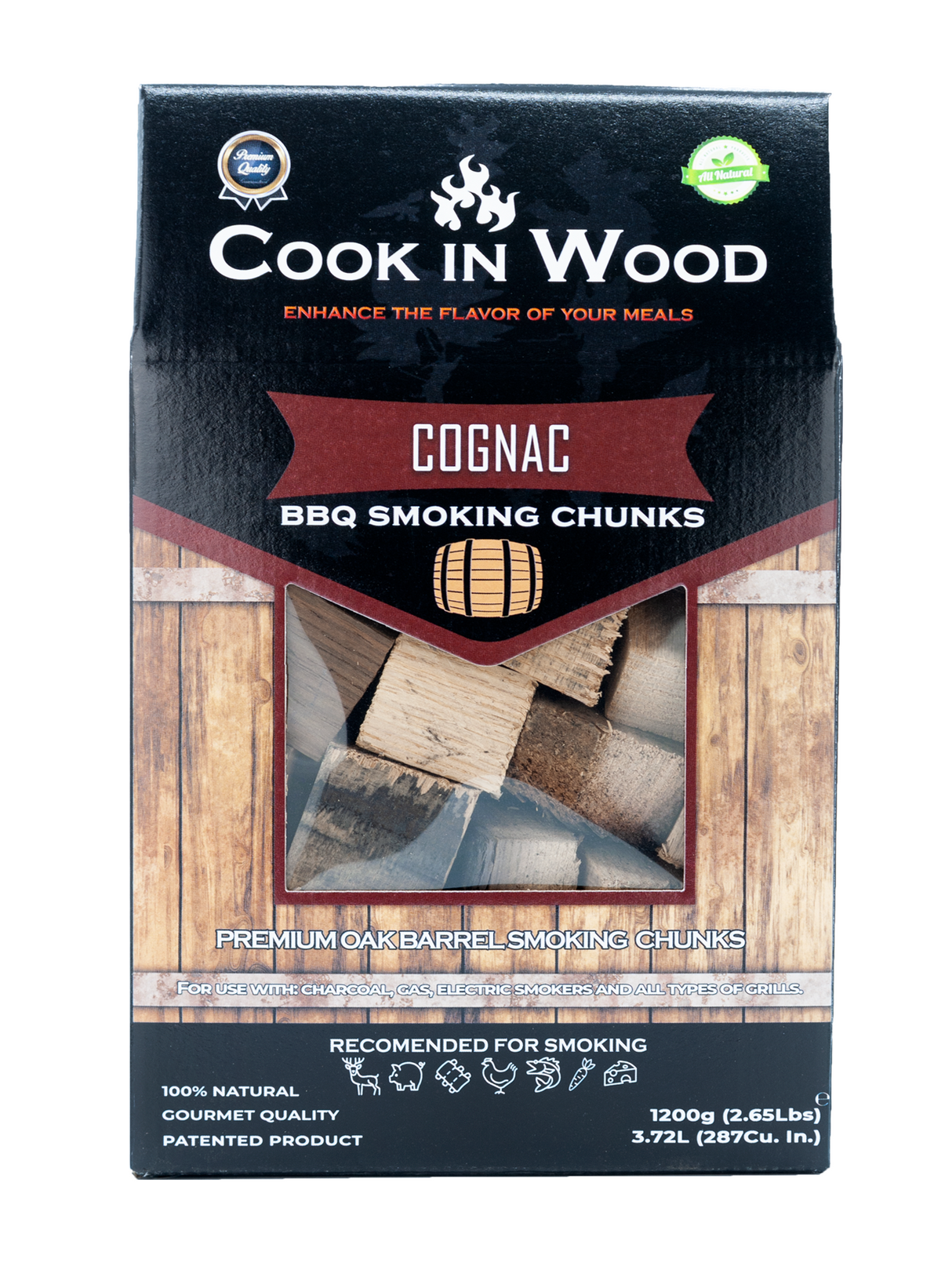 BBQ Smoking Wood Chunks (Cognac)