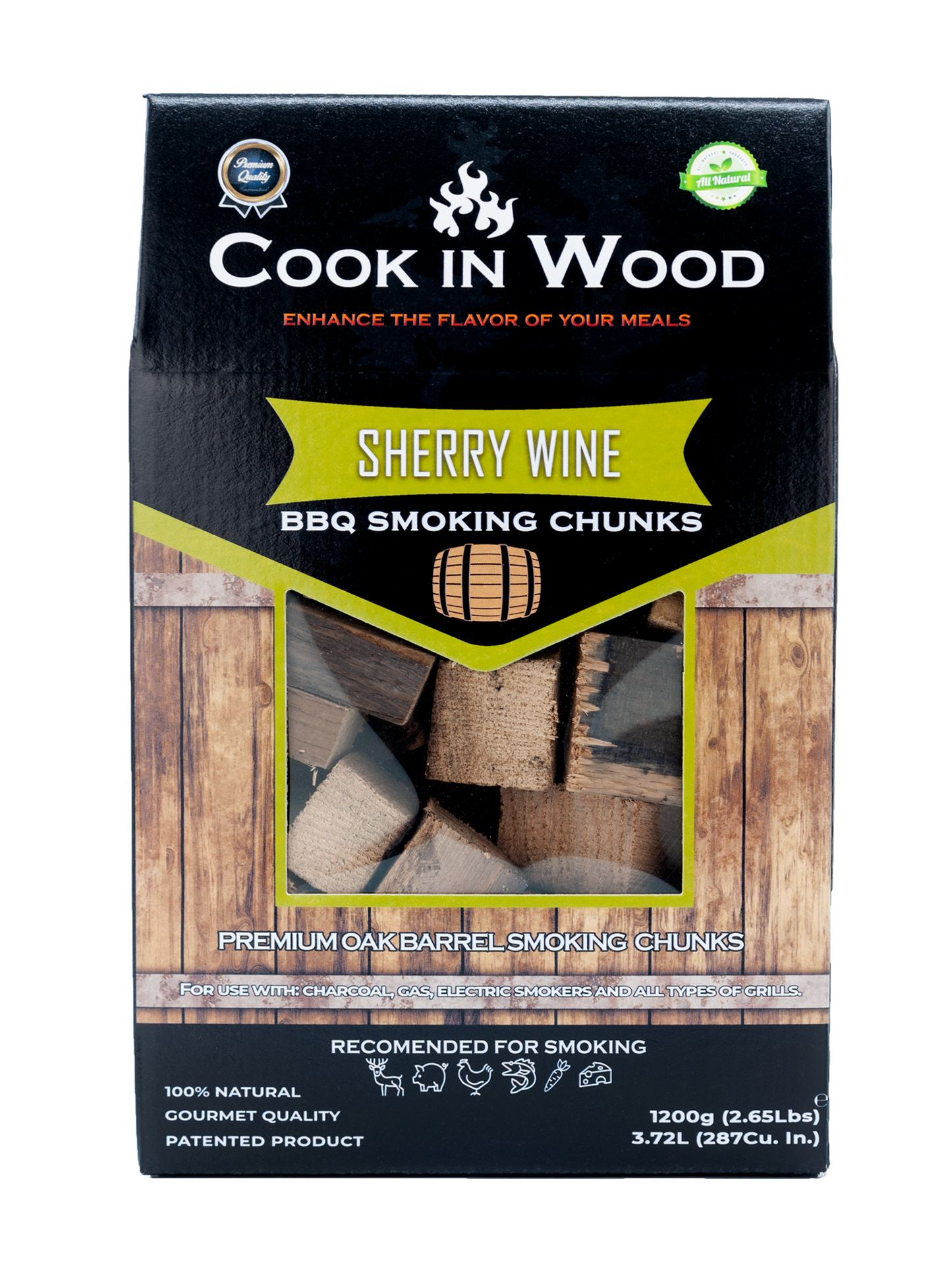 BBQ Smoking Wood Chunks (Sherry Wine)