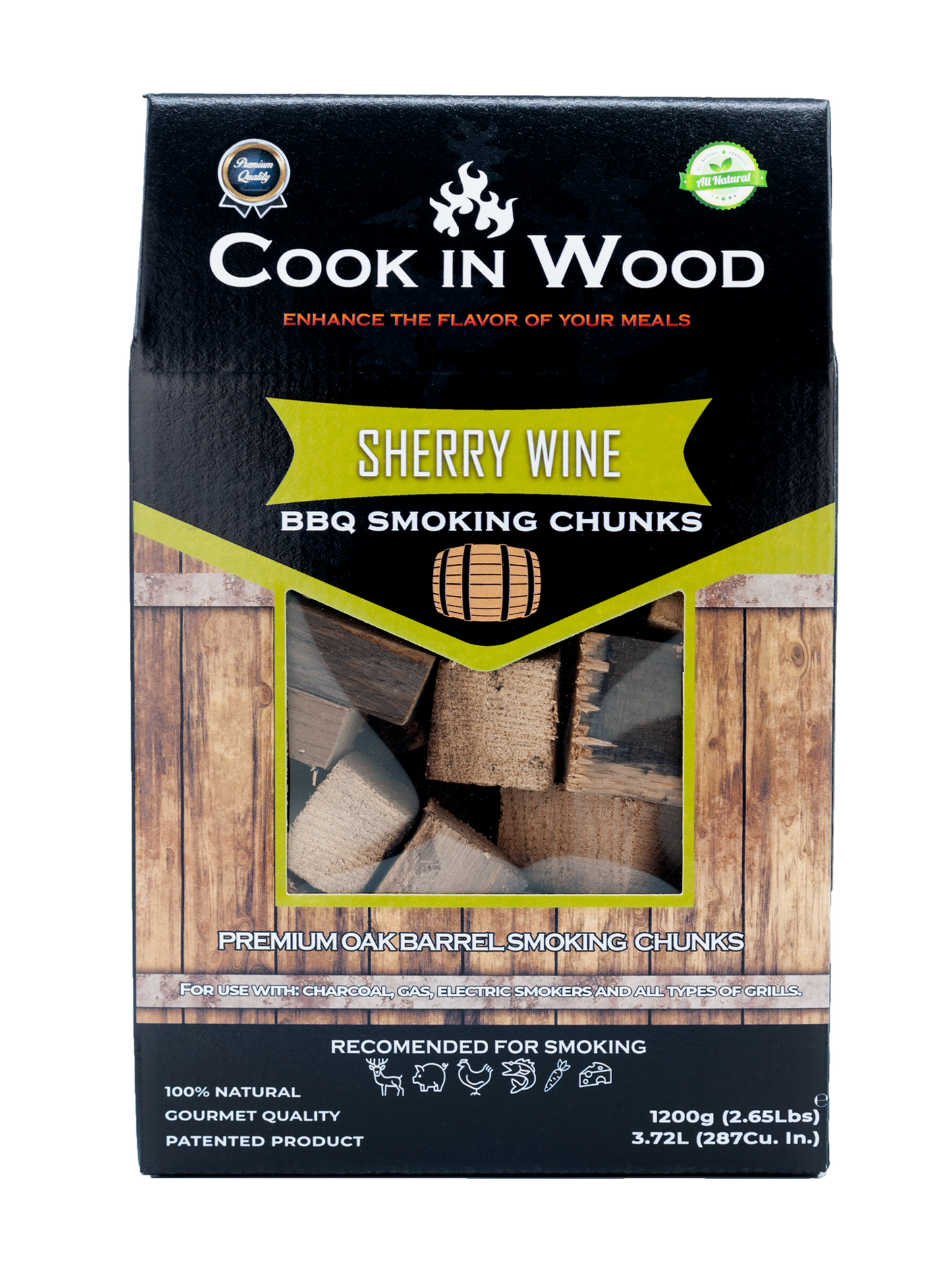 <tc>Chunks de Madera para Ahumar BBQ (vino de Jerez)</tc>