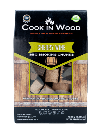 Chunks de Madera para Ahumar BBQ (vino de Jerez)