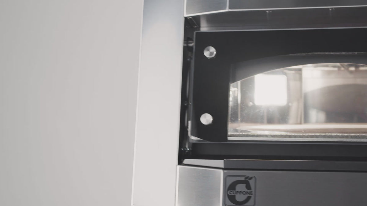 Cargar video: Cuppone Mantegna compact rotating oven video