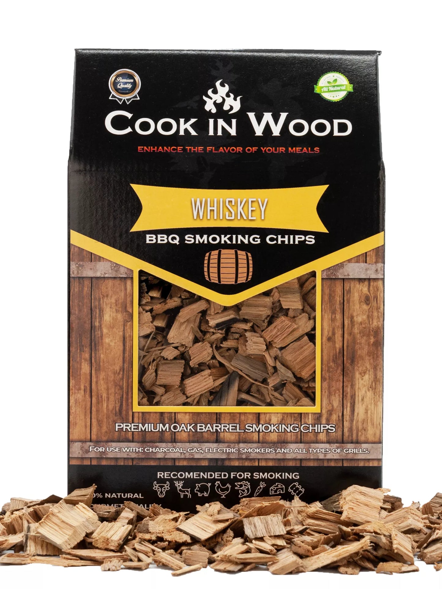 BBQ Smoking Wood Chips (Whiskey)