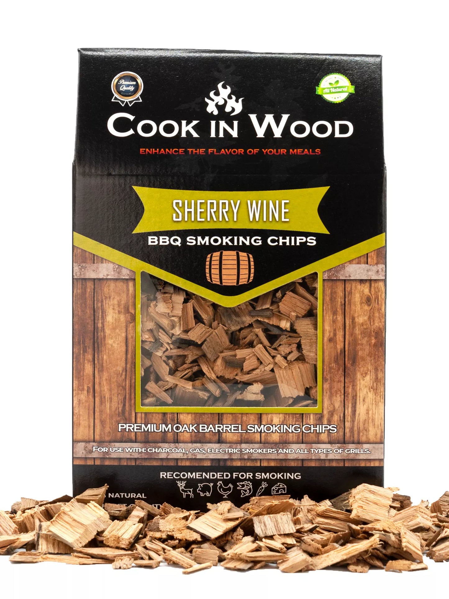 BBQ Smoking Wood Chips (Sherry Wine)