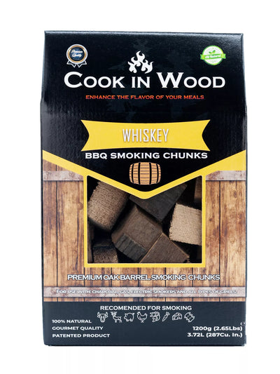 Chunks de Madera para Ahumar BBQ (Whisky)