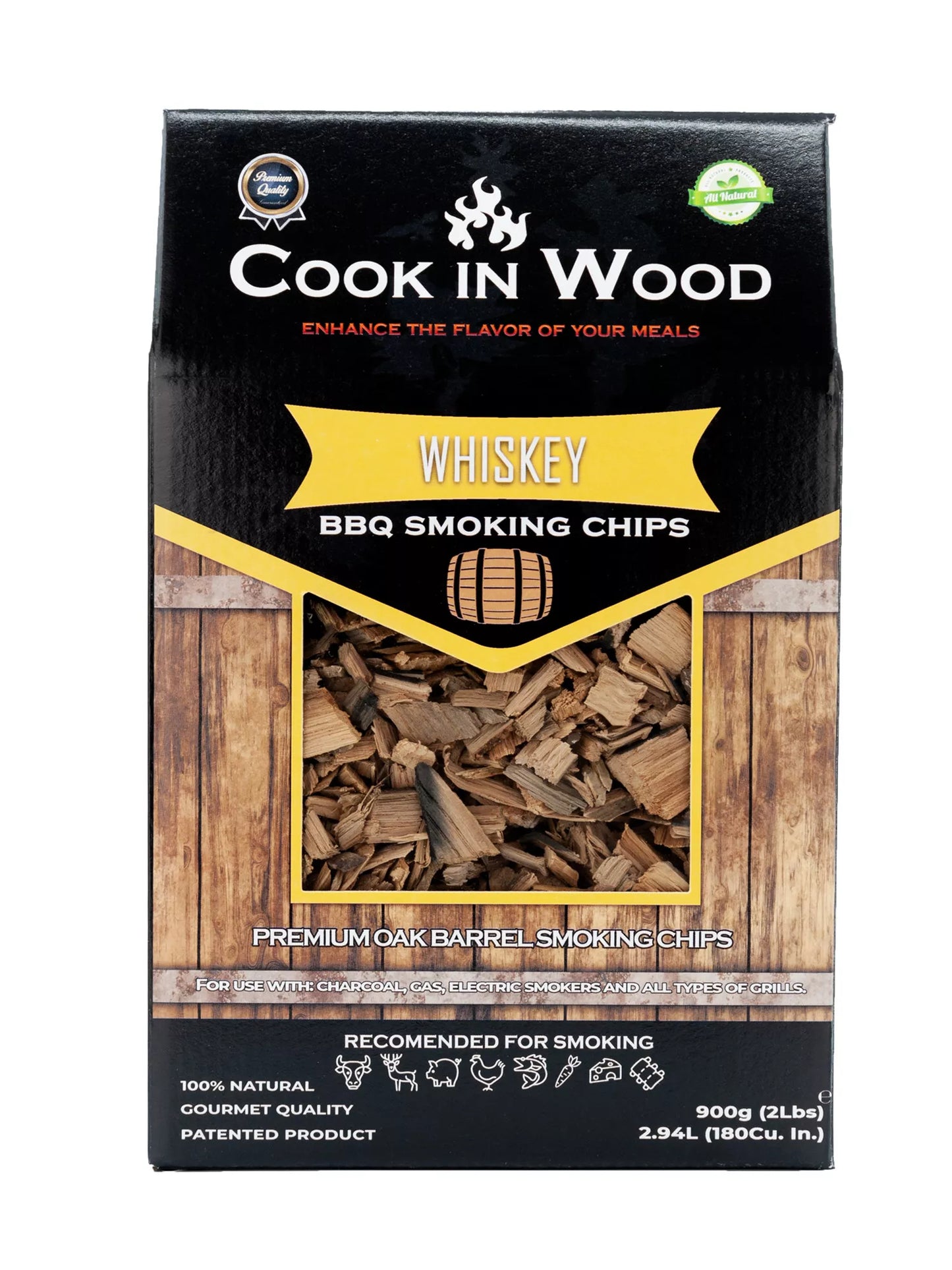 BBQ Smoking Wood Chips (Whiskey)