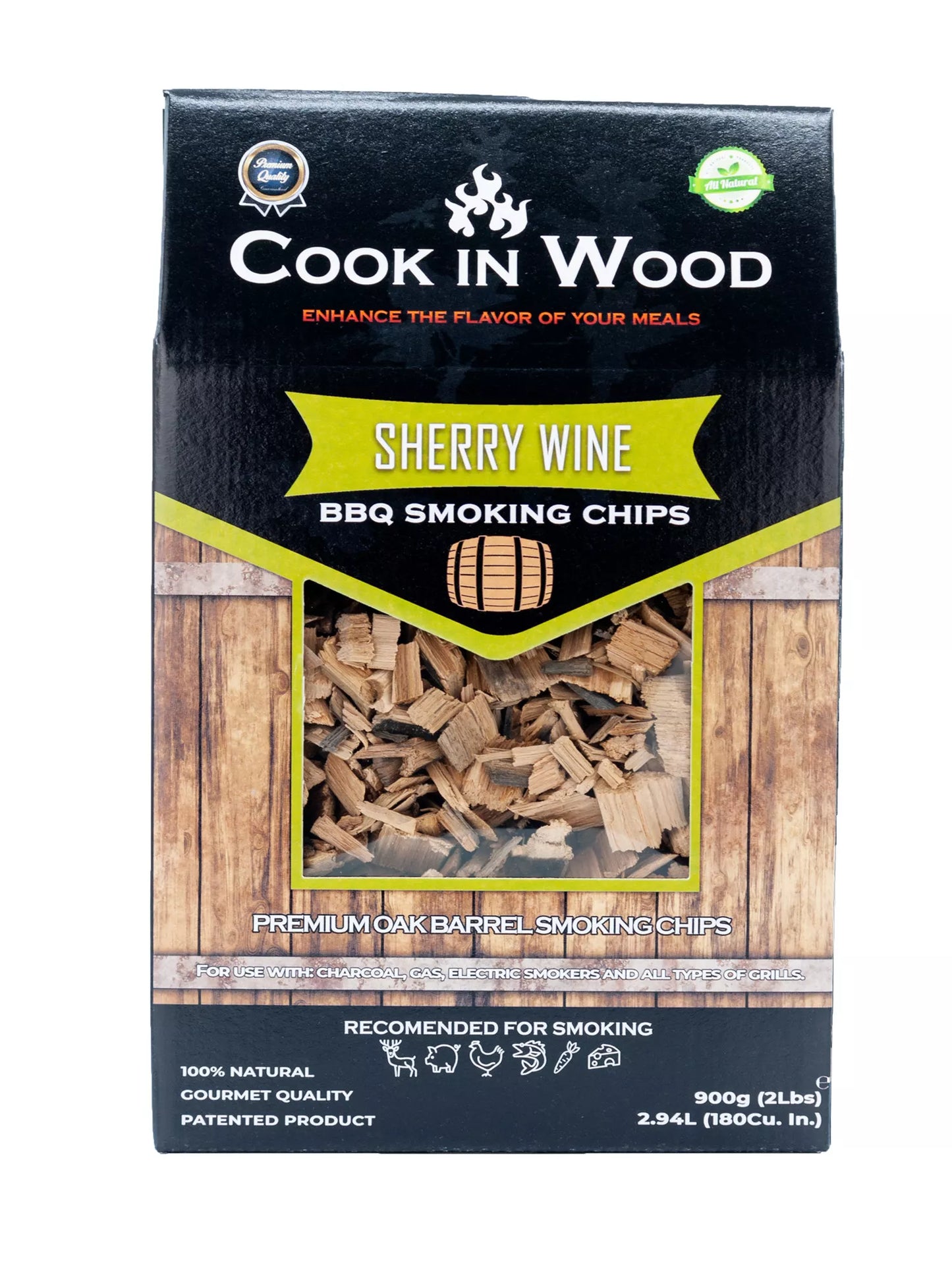 BBQ Smoking Wood Chips (Sherry Wine)