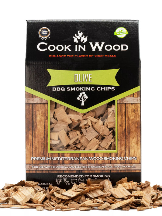 BBQ Smoking Wood Chips (Olive)