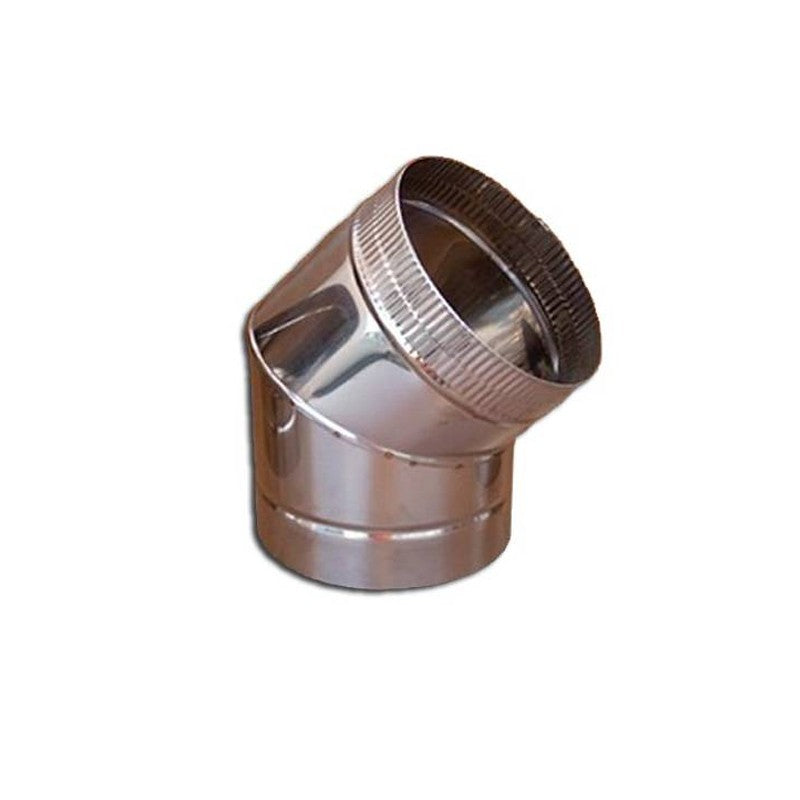 Codos de 45° de Acero Inoxidable para Chimeneas