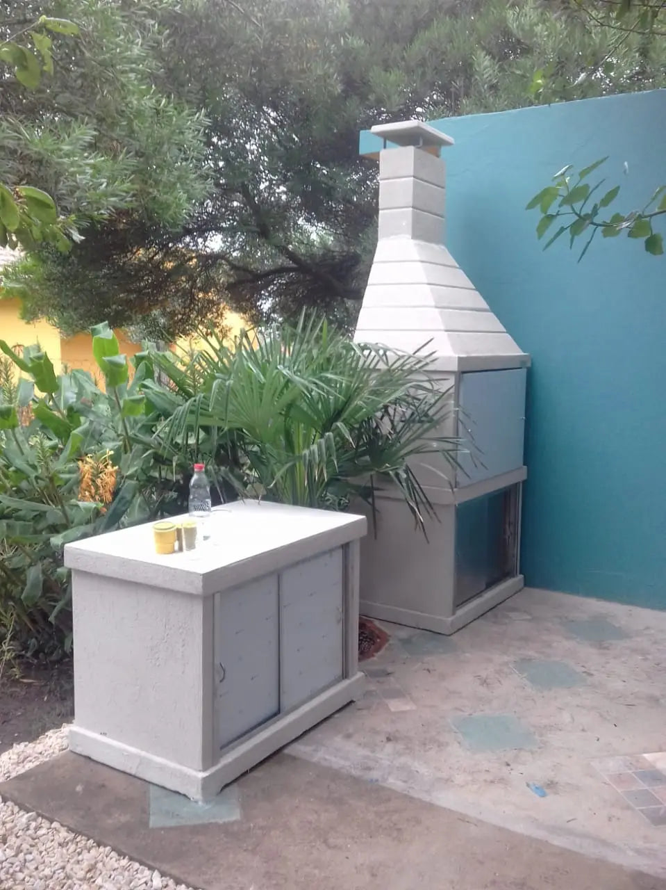 Argentine Grill N01 with an optional separate countertop