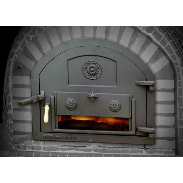 Large Artisan Cast Iron Door without Glass for Wood Fired Oven – Firewood  Oven
